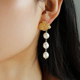 Lava Artisan Series - Pearl Earrings - floysun