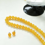 Lemon Soda Yellow Onyx Beaded Necklace - floysun