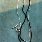 Long Y - shaped Necklace with Multi - Element Gemstones - floysun