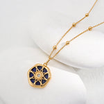 Lucky Star Gemstone Pendant Necklace - floysun