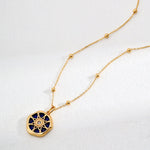 Lucky Star Gemstone Pendant Necklace - floysun