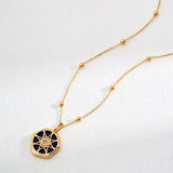 Lucky Star Gemstone Pendant Necklace - floysun