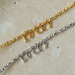 Luxurious Shiny Passepartout Lucky Letter Bracelet - floysun