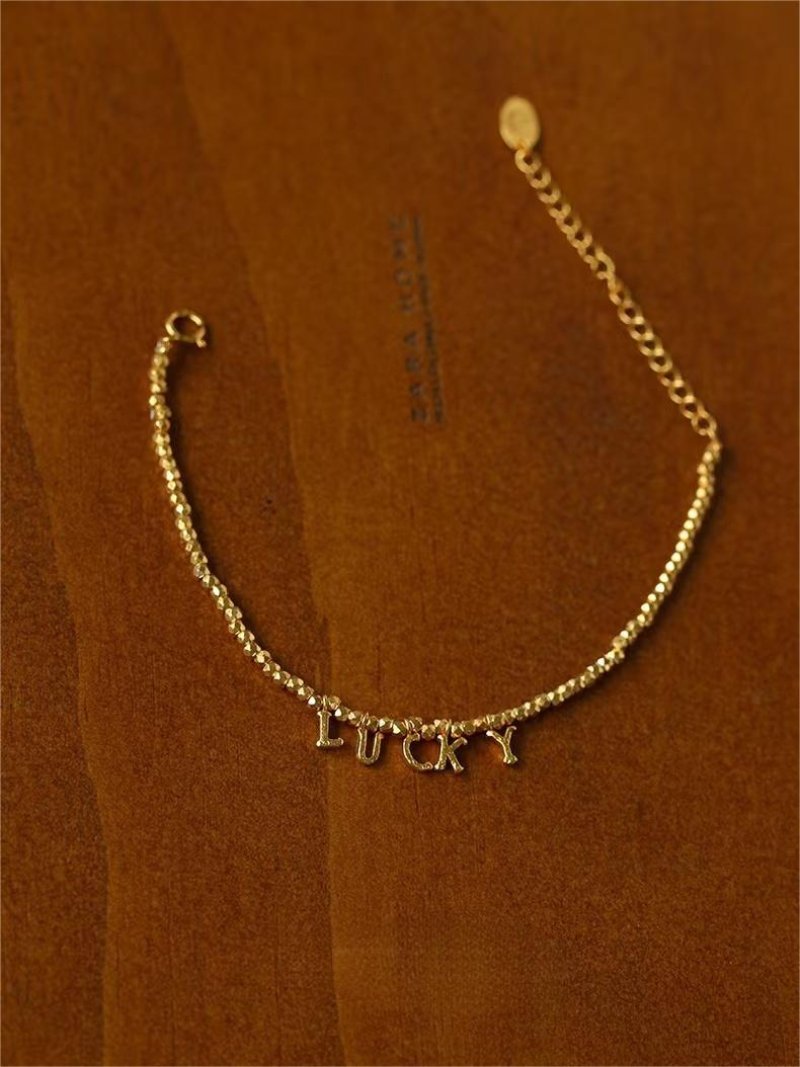 Luxurious Shiny Passepartout Lucky Letter Bracelet - floysun