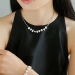 Luxury Shining Passepartout Crushed Baroque Pearl Bracelet - floysun