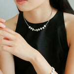 Luxury Shining Passepartout Crushed Baroque Pearl Necklace - floysun