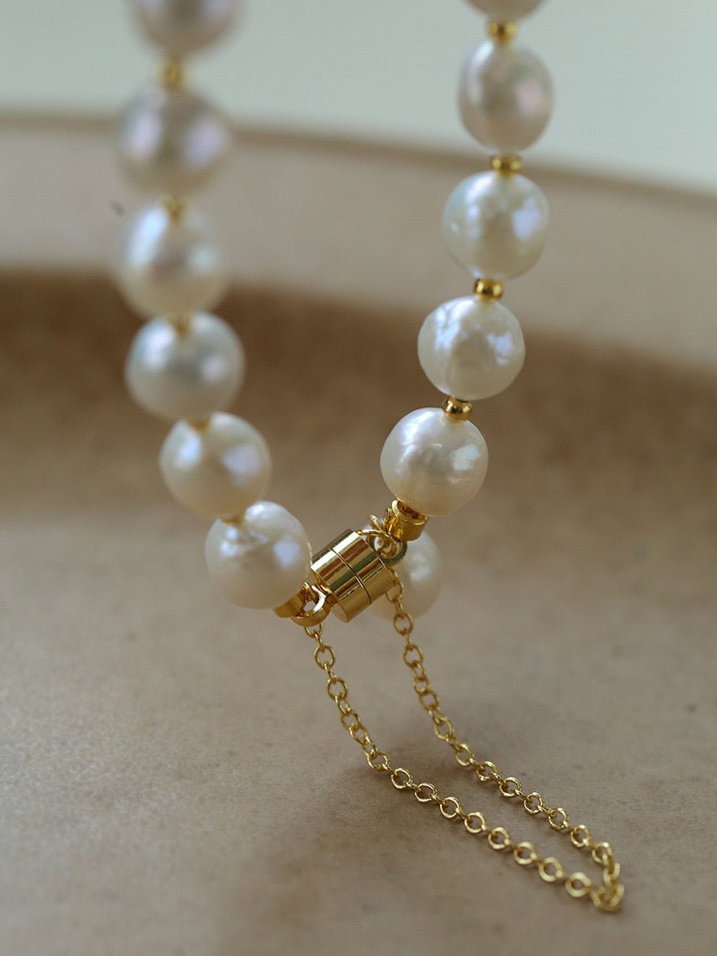 Magnetic Clasp Baroque Pearl Bracelet - floysun