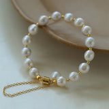 Magnetic Clasp Baroque Pearl Bracelet - floysun