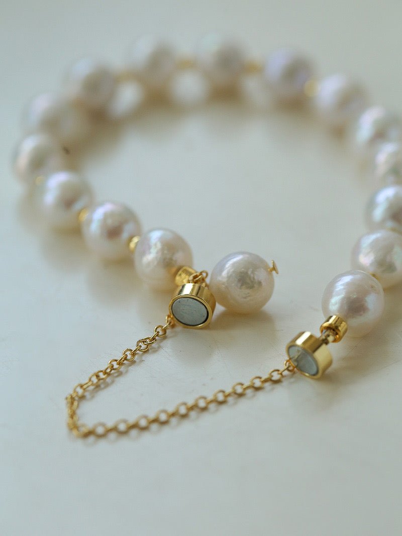 Magnetic Clasp Baroque Pearl Bracelet - floysun