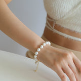 Magnetic Clasp Baroque Pearl Bracelet - floysun