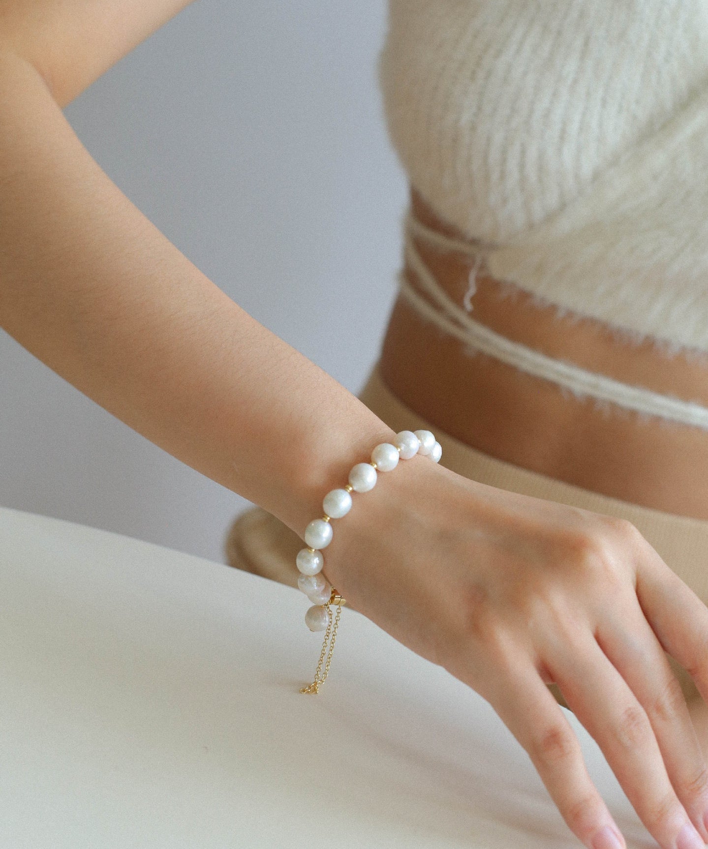 Magnetic Clasp Baroque Pearl Bracelet - floysun