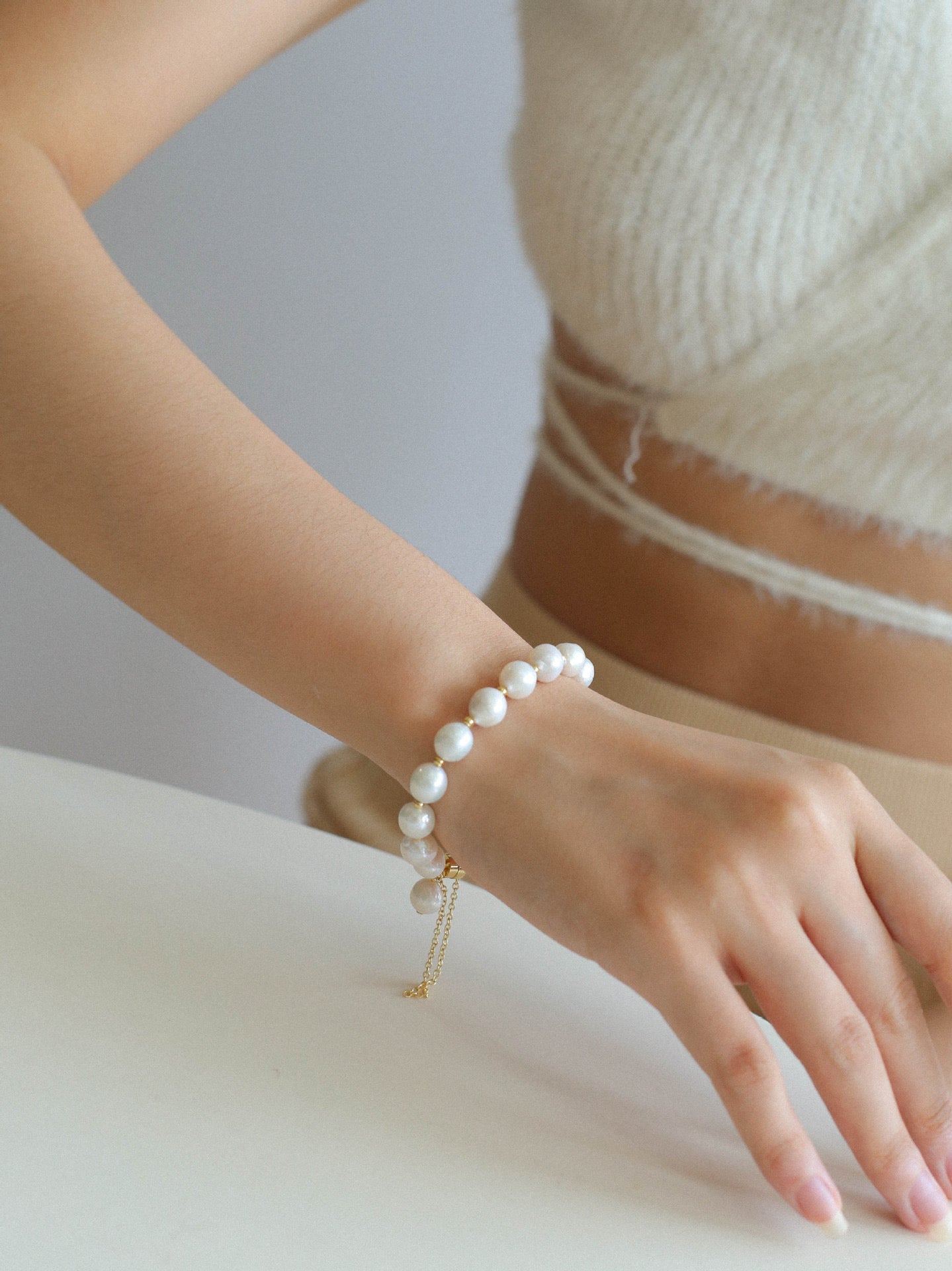 Magnetic Clasp Baroque Pearl Bracelet - floysun