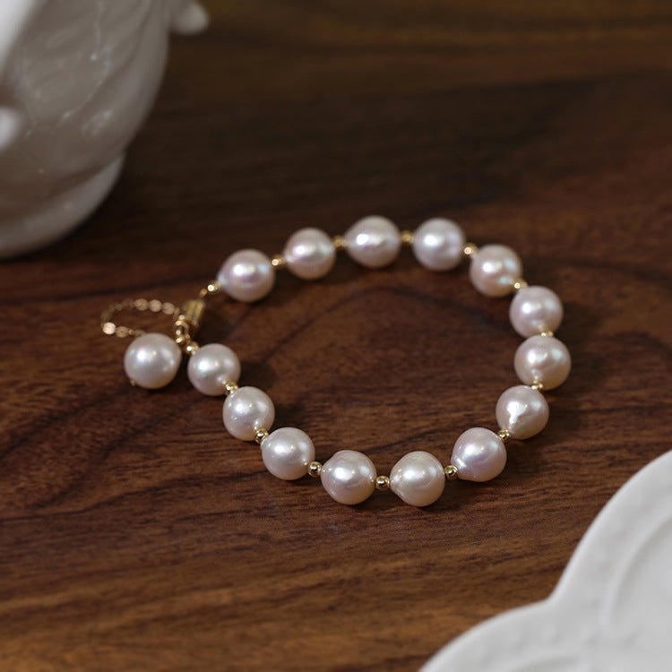 Magnetic Clasp Baroque Pearl Bracelet - floysun