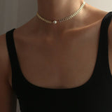 Maple Leaf Pearl Chian Necklace - floysun