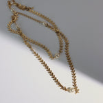 Maple Leaf Pearl Chian Necklace - floysun