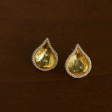 Medieval Vintage Water Drop Pearl Stud Earrings - floysun