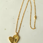 Metal Style Versatile Heart Pendant Necklace - floysun