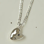 Metal Style Versatile Heart Pendant Necklace - floysun