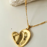 Metal Style Versatile Heart Pendant Necklace - floysun