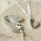 Metal Style Versatile Heart Pendant Necklace - floysun