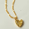 Metal Style Versatile Heart Pendant Necklace - floysun