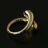 Metal Style Water Drop Adjustable Open Ring - floysun