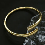 Metal Style Water - drop Open Cuff Bangle Bracelets - floysun