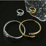 Metal Style Water - drop Open Cuff Bangle Bracelets - floysun