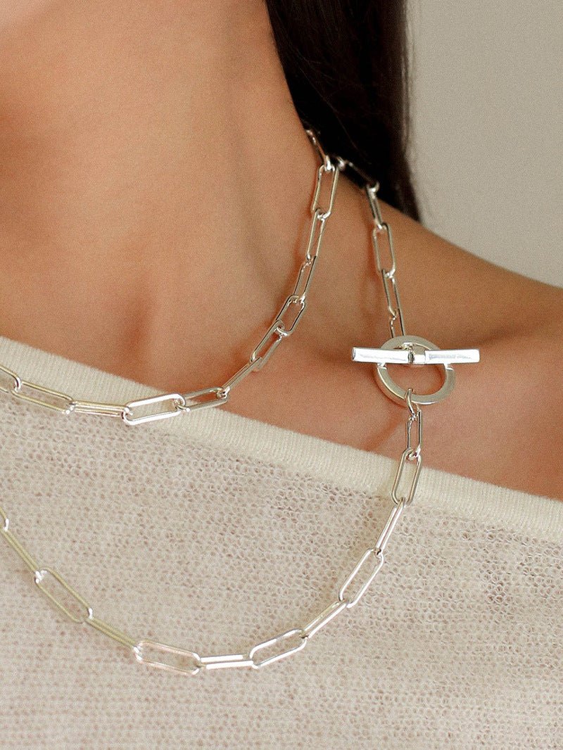 Metal Y - Shape Chain Sweater Chain Necklace - floysun