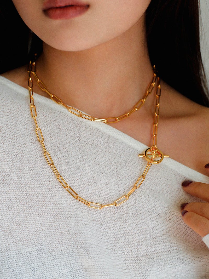 Metal Y - Shape Chain Sweater Chain Necklace - floysun