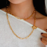 Metal Y - Shape Chain Sweater Chain Necklace - floysun