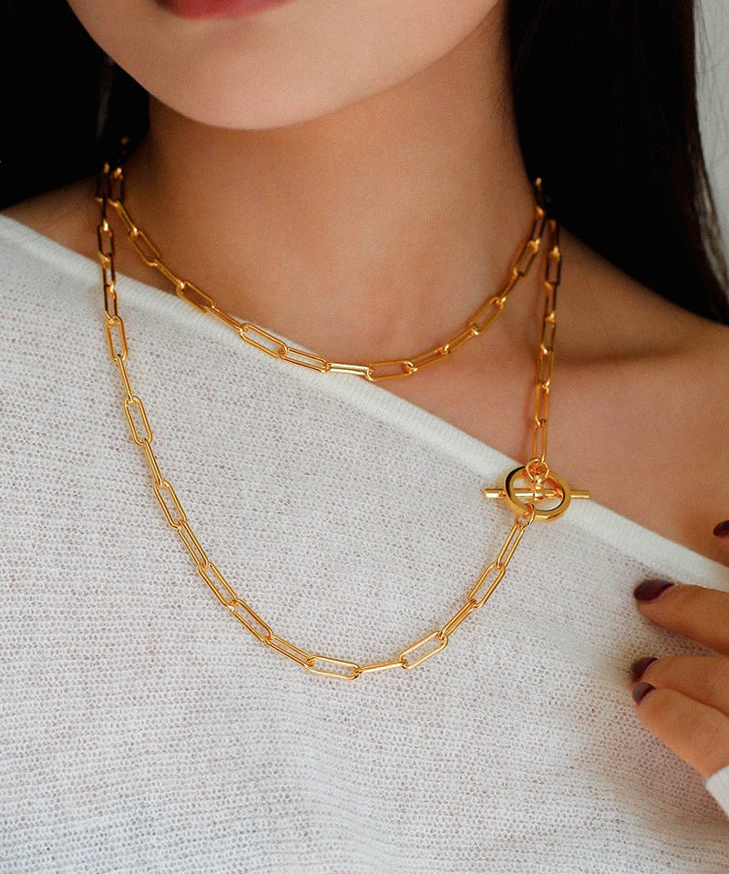 Metal Y - Shape Chain Sweater Chain Necklace - floysun