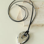 Midnight Oval Obsidian Necklace - floysun