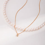 Mini Zircon Bare Chain Necklace - floysun