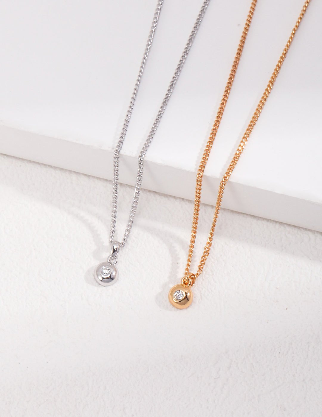 Mini Zircon Bare Chain Necklace - floysun