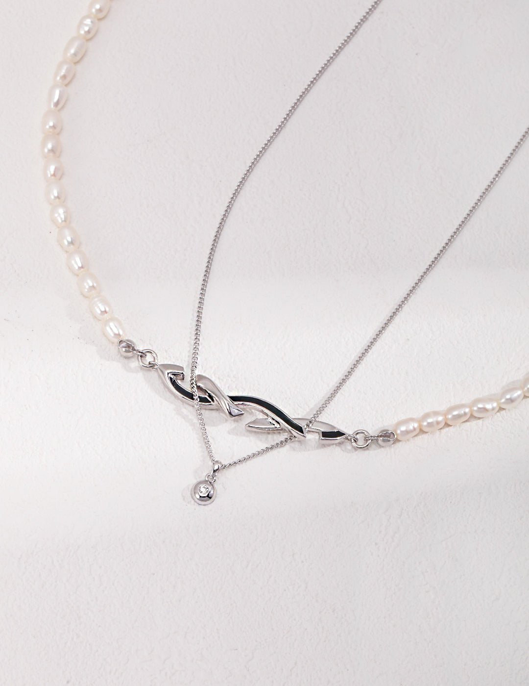 Mini Zircon Bare Chain Necklace - floysun