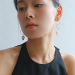 Minimalist Baroque Drop Circle Statement Earrings - floysun