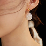 Minimalist Baroque Pearl Earrings - floysun