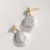 Minimalist Baroque Pearl Earrings - floysun