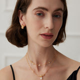 Minimalist Chain Pearl Necklace - floysun