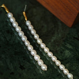 Minimalist Elegant Long Pearl Earrings - floysun