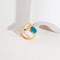 Minimalist Enamel Glaze Open Ring - floysun