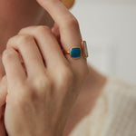 Minimalist Enamel Glaze Open Ring - floysun