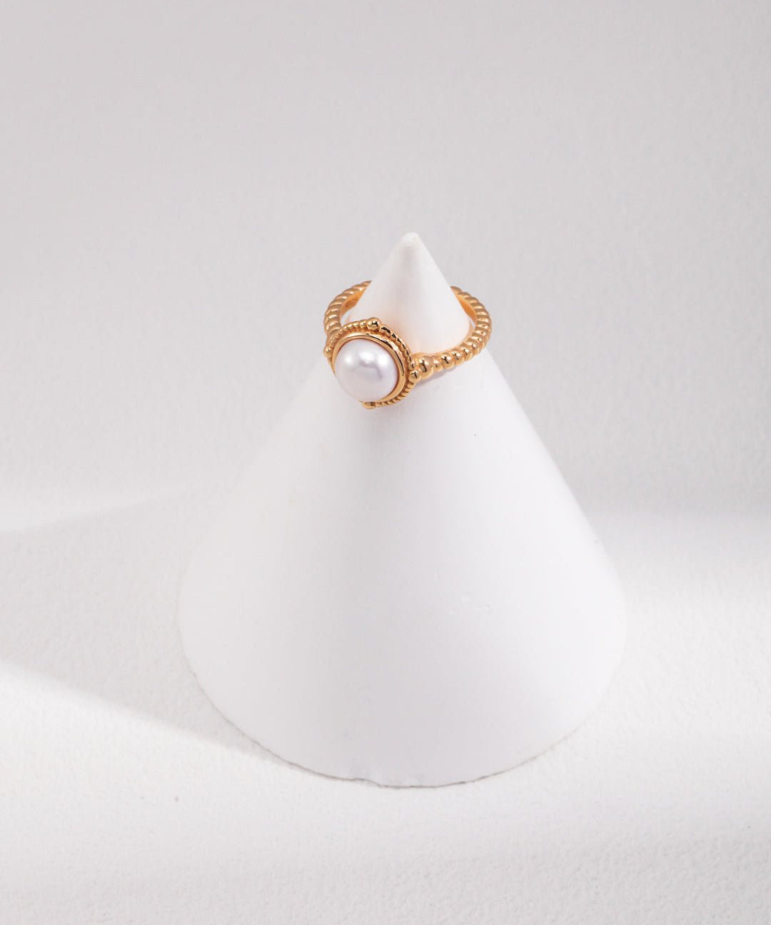 Minimalist French Style Pearl Rings - floysun