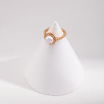 Minimalist French Style Pearl Rings - floysun