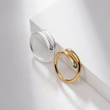 Minimalist Line Sapphire Ring - floysun