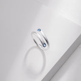 Minimalist Line Sapphire Ring - floysun