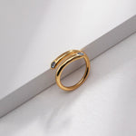 Minimalist Line Sapphire Ring - floysun