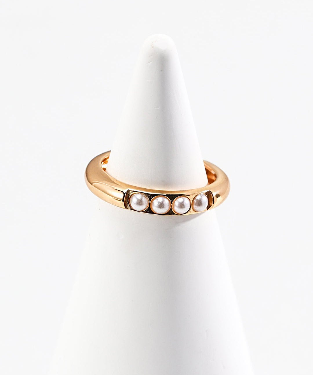 Minimalist Pearl Open Ring - floysun