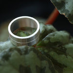 Minimalist Silver 925 Matte Wide Face Ring - floysun